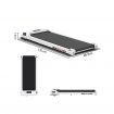 BLACK LORD Treadmill Electric Walking Pad Home Office Gym Fitness Remote Control White