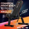 BLACK LORD Commercial Weight Bench Flat Incline Press Sit-up Fitness Home Gym