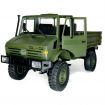 1/12 2.4G 4WD RC Car Unimog 435 U1300RC w/ LED Light Military Climbing Truck Full Proportional Vehicles Models Toys Yellow