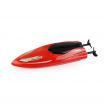 RTR 2.4G RC Boat Stunt Mini Speedboat LED Light 360 Rotation Remote Control Racing Ship Waterproof Kids Children Vehicle Red