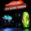 KYAMRC UJ99 1/20 2.4G 2WD Stunt RC Car LED Light Dancing Music 360 Rotation Off-Road Vehicles Remote Control Toys ModelsGreen