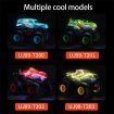 KYAMRC UJ99 1/20 2.4G 2WD Stunt RC Car LED Light Dancing Music 360 Rotation Off-Road Vehicles Remote Control Toys ModelsGreen