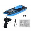 2.4G RC Boat Waterproof High Speed Racing Rechargeable Vehicles Ship Electric Radio Remote Control Toys Black