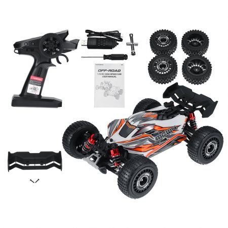 MJX M162 MEW4 1/16 2.4G 4WD RC Car Brushless High Speed Off Road Vehicle Models 39km/hOne Battery