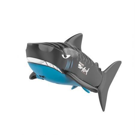 Shark RC Boat Remote Control Racing Ship Water Speed Boat Children Model ToyBlue