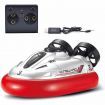 Updated Happycow 777-580 RC Hovercraft 2.4Ghz Remote Control RC Boat Ship Model Kids Toy GiftBlue