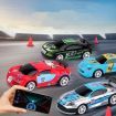 1/58 2.4G 4CH Electric Mini RC Car App Controlled Radio Remote Control Mini Racing Toys ModelBlack