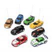 1/58 40MHZ 4CH Electric Mini RC Car w/ LED Light Radio Remote Control Racing Toys ModelBlack