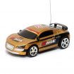 1/58 40MHZ 4CH Electric Mini RC Car w/ LED Light Radio Remote Control Racing Toys ModelGold