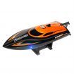 2.4G 4CH RC Boat High Speed LED Light Speedboat Waterproof 25km/h Electric Racing Vehicles Models Lakes Pools Yellow