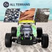 4DRC C8 RTR 1/20 2.4G 2WD RC Car Off-Road High Speed Monster Truck Vehicles All Terrain Remote Control Racing Models ToysGreen