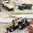 JJRC Q68 Q69 1/18 2.4G 4WD RC Vehicle Off-Road Military Truck Car RTR ModelQ69 Green