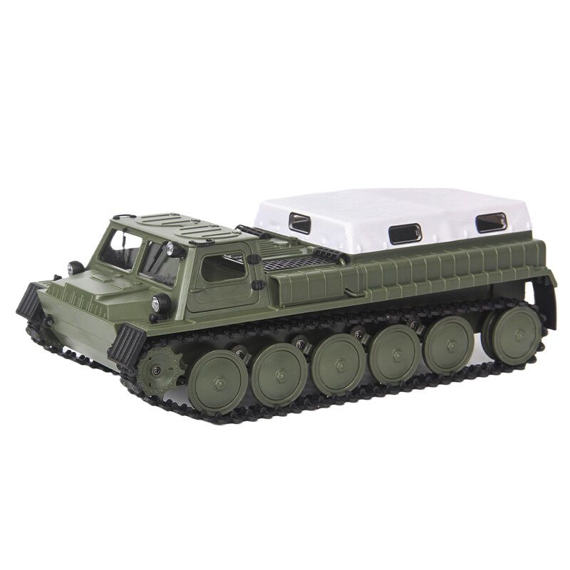 WPL E1 Crawler Transport Remote Control Vehicle RC Tank Car Full Propotional ControlTwo Battery