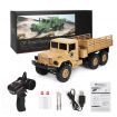 WPL B16 1/16 2.4G 6WD Military Truck Crawler Off Road RC Car With Light RTRGreen