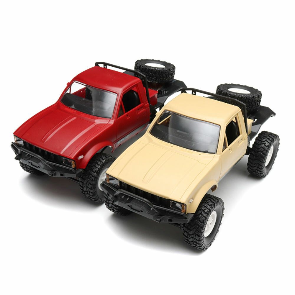 WPL C14 upgrade 1/16 2.4G 4WD Off Road RC Military Car Rock Crawler Truck With LED Full Proportional Control RTR ToysYellow