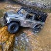 RTR 1/12 2.4G 4WD RC Car Driving LED Light Rock Crawler Climbing Truck Full Proportional Vehicles Models One Battery