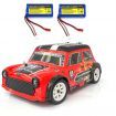 Two Battery RC Car Brushless/Brushed Drift RTR 1/16 2.4G 4WD 50km/h LED Light High Speed Vehicles Models