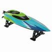 2.4G RC Boat Fast High Speed Capsized Reset LED Light Water Model Remote Control RTR Pools Lakes Racing One Battery Silver