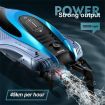 2.4G RC Boat Fast High Speed Capsized Reset LED Light Water Model Remote Control Toys RTR Pools Lakes Racing Two Battery Green