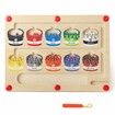 Magnetic Color and Number Maze - Montessori Fine Motor Skills Toys for Boys Girls Age3+,Wooden Color Matching Learning Counting Toddler Puzzle Board