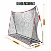 Golf Practice Net Hitting Training Driving Aids Sports netting Indoor Outdoor Garden 3M x 2.1M