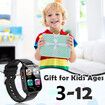 Smart Watch for Kids,Kids Smart Watch Boys Toys with 26 Puzzle Games,Touch Screen,HD Camera,Alarm Clock,Birthday Gift,Ages 3+ (Black)