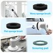 6 In 1 Electric Spin Scrubber Cleaning Brush Kitchen Machine 60W With LED Screen Power Shower Cordless Cleaner IP68