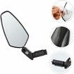 Rear View Mirror 2pcs Bicycle Mirror Foldable Mirror Motorcycle Mirrors for Handlebars Motorcycle Rear View Mirror