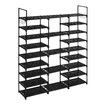 9 Tier Shoe Rack Storage Organiser 50 Pairs Shoes Shelving Entryway Closet Cabinet Display Space Saving Corner Shelf DIY Metal Stackable Hook