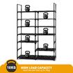 Shoe Rack 7 Tiers Storage Shelving 30 Pairs Shoes Boots Organiser Entryway Closet Cabinet DIY Display Stand Shelves Space Saving Unit Metal