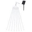 LED Solar Meteor Shower Rain Drop String White Lights Xmas Falling Star Tree Decor Night Outdoor Christmas Garden Waterproof