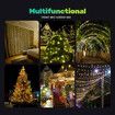 Solar Fairy String Light LED Xmas Falling Tree Decoration Colourful Christmas Garden Bedroom Waterproof Outdoor Indoor