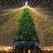 Solar Fairy String Light LED Xmas Falling Tree Decoration Christmas Garden Bedroom Waterproof Outdoor Indoor