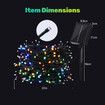 Solar Fairy String Light LED Xmas Falling Tree Decoration Christmas Garden Bedroom Waterproof Outdoor Indoor