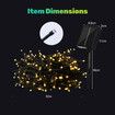 Solar Fairy String Light LED Xmas Falling Tree Decoration Colourful Christmas Garden Bedroom Waterproof Outdoor Indoor