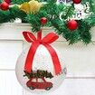 Merry Christmas, Holiday Ball Ornament Tree Ornament, One 2.8 Inch Multi-style Holiday Light Bulb Ornament Holiday Tree Ornament