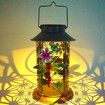 Garden Solar Lantern Lights Outdoor Hanging Dragonfly Retro Metal LED for Outdoor Table Patio