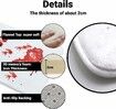 Halloween Bath Bloody Footprint, Operazone Printed Blood Footprint Prank Blood Rug 40 x 60 CM