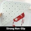 Halloween Bath Bloody Footprint, Operazone Printed Blood Footprint Prank Blood Rug 40 x 60 CM