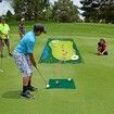 Chipping Golf Practice Mats Golf Game Training Mat Indoor Outdoor Games for Adults Family Kids (golf clubs are not included)