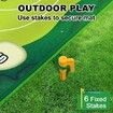 Chipping Golf Practice Mats Golf Game Training Mat Indoor Outdoor Games for Adults Family Kids (golf clubs are not included)