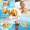 RC Boat Remote Control High Speed Sumbarine Spray and Light Powerboat Twin Propeller Speedboat Children's Day Gifts Summer Toys Color Yellow