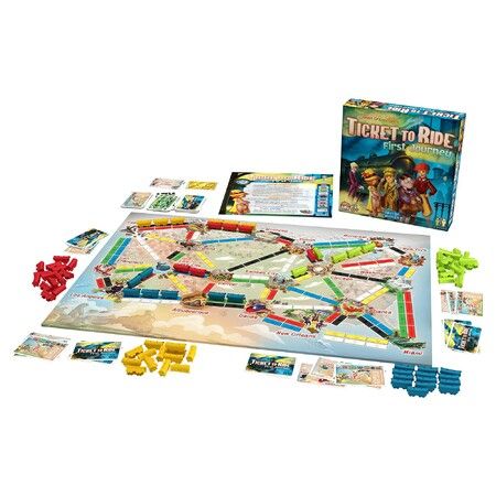  Ticket to Ride Board Game - Train Adventure Strategy