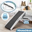 Foldable Dog Stairs Pet Ramp Height Adjustable Ladder for Bed Sofa Car Puppy Steps Doggy Climbing SUV Truck Outdoor Travel Pine Wood