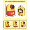 Instant Camera for Kids,Kids Print,Best Digital Toys Gifts Age3+ Boys Girls,26MP Video with Print Paper,32GB SD Card (Yellow)