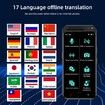 AI Language Translators,ChatGPT Instant Translator,Portable Translator Device with 138 Languages & 4.1" Touch Screen,Smart Voice Photo Translator Real Time,Offline Online Translation for Travel