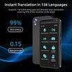 AI Language Translators,ChatGPT Instant Translator,Portable Translator Device with 138 Languages & 4.1" Touch Screen,Smart Voice Photo Translator Real Time,Offline Online Translation for Travel