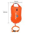 Wave Swim Buoy for Open Water Swimmers and Triathletes, Light and Visible Float for Safe Training and Racing