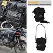 8L Motorcycle Waterproof Tail Bag Motorcycle Bumper Bag Motor Travel Storage Bag (BLACK, 8L)