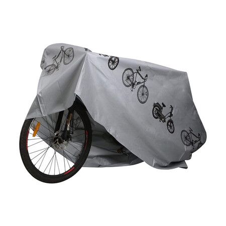 Bike Cover Waterproof Dustproof Cover for Indoor and Outdoor Use - Gray